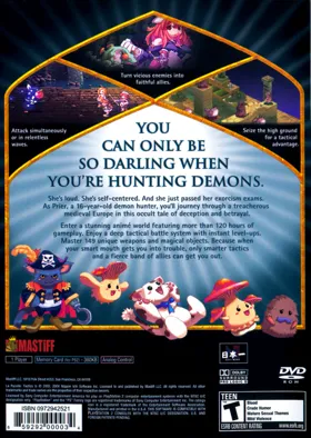 La Pucelle - Tactics box cover back